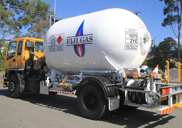 LPG Road Tanker for Fiji Gas